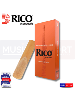 RICO Soprano ลิ้นโซปราโนแซกโซโฟน กล่องส้ม 2.5 (1 ชิ้น )