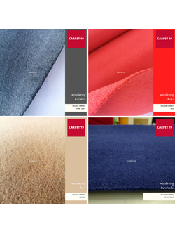 ☁️☁️นุ่มมาก!! ราคาต่อเมตร>> พรมอัดขนฟู มีหลายสี กว้าง 2 เมตร หนา 5 มม.