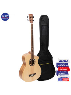 Kazuki Acoustic Electric Bass เบสโปร่งไฟฟ้า Top Solid รุ่น SOUL ABASS + กระเป๋า