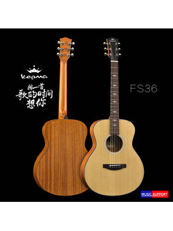 กีตาร์โปร่งไฟฟ้า Kepma FS36E