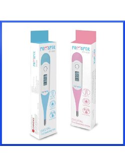 เทอร์โมมิเตอร์วัดไข้ระบบดิจิทัล ปลายอ่อน PT-100 เป็นเครื่องวัดอุณหภูมิระบบดิจิทัลใช้ทางปาก ทวารหนัก หรือ รักแร้ สั่งขั้นต่ำ 50 ชิ้