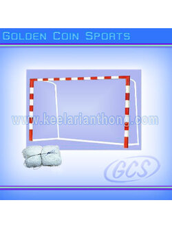 เสาประตูแฮนด์บอล เหล็กเหลี่ยม3" (พร้อมตาข่าย)