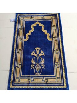 พรมละหมาด พรมผ้า พรมปูพื้น พรมแต่งบ้าน ขนาด 70*110 ซม.ขนกำมะหยี่