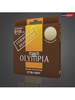 สายกีตาร์โปร่ง เคลือบกันสนิม OLYMPIA CTA-1047