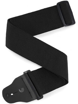 สายสะพาย D'ADDARIO PLANET WAVES PAD COTTON 74T000 GUITAR STRAP สีดำ