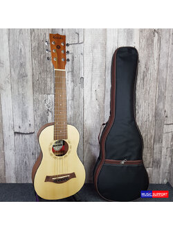 Kazuki กีต้าร์เลเล่ 28 นิ้ว MINI-1+กระเป๋า ไม้อ่อน