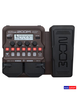 Zoom A1X Four Acoustic FX Pedal เอฟเฟคกีตาร์โปร่ง