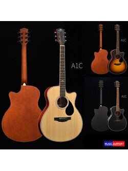 กีตาร์โปร่งไฟฟ้า Kepma A1CE