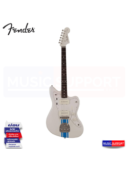 กีตาร์ไฟฟ้า FENDER 2023 COLLECTION, MADE IN JAPAN TRADITIONAL 60S JAZZMASTER, OLYMPIC WHITE WITH BLUE COMPETITION STRIPE