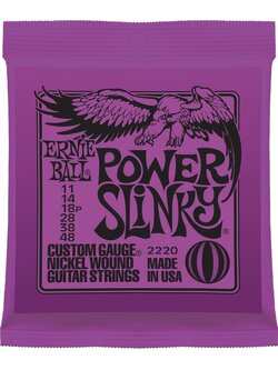 สายกีตาร์ไฟฟ้า ERNIE BALL POWER SLINKY 011-048 2220