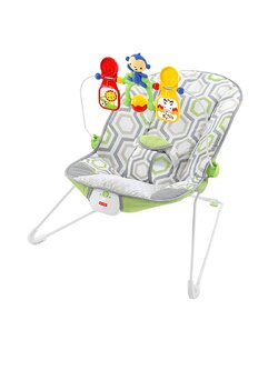 Fisher Price Baby s Bouncer Geo Meadow เปลโยกมีระบบสั่น