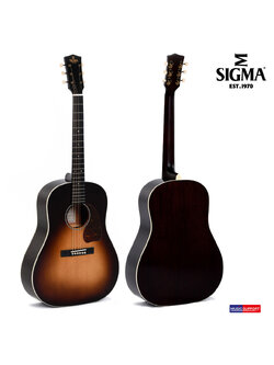 กีต้าร์โปร่งไฟฟ้า Sigma JM-SG45 sunburst