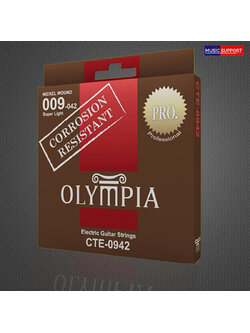 สายชุดกีต้าร์ไฟฟ้าเคลือบ Olympia CTE-0942 09-42