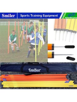 smiler เสาสลาลมแบบธรรมดา มีกระเป๋าชุด10อัน