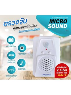 Micro Sound Wireless Voice Record Player Motion Sensor Infrared เครื่องตรวจจับความเคลื่อนไหวและประกาศ