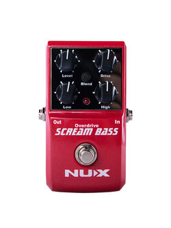 Nux Scream Bass Overdrive effects