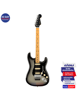 กีตาร์ไฟฟ้า Fender American Ultra Luxe Stratocaster MN Floyd Rose HSS SilverBurst