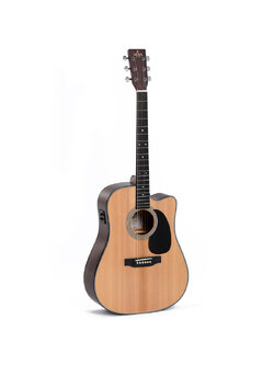 กีตาร์โปร่งไฟฟ้า Sigma DMC-1STE + กระเป๋า