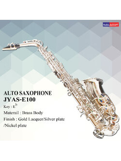 อัลโต้แซกโซโฟน Symphony Alto Saxophne JYAS-E100 Nikle/Silver