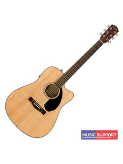 กีต้าร์โปร่งไฟฟ้า Fender CD-60SCE NATURAL (AFD-CD60SCE)