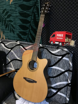 Veelah V3-OMCE กีตาร์โปร่งไฟฟ้า