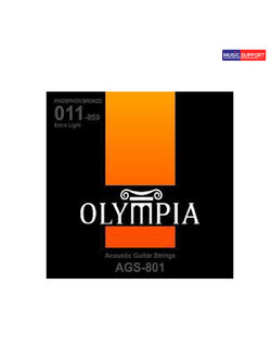 สายกีต้าร์โปร่ง Olympia AGS-801 (11-50)