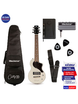 กีต้าร์ไฟฟ้าแบบพกพา Blackstar Carry-On Travel Guitar Standard Pack สี Vintage White