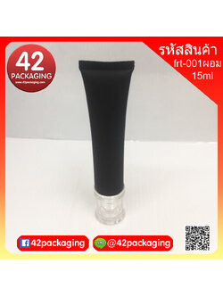 frt-001 หลอดกลม ผอม 015ml ดำด้าน #19 ฝากระโปรงสีเงินเงา 05-50มล.#22 (5448+3622)