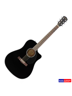 Fender CD-60SCE Black (AFD-CD60SCE BK) กีตาร์โปร่งไฟฟ้า