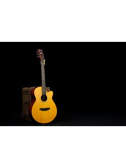 Kazuki โปร่ง 40นิ้ว Mars Series รุ่น GA1 คอเว้า Vintage Natural AKZ-GA1(VN)