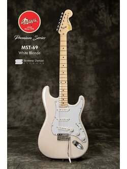 Maya MST-69 กีต้าร์ไฟฟ้า ทรง Start สี White