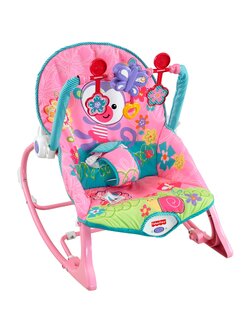 Fisher Price Girls Infant to Toddler Rocker เปลโยก มีระบบสั่น ปรับเป็นเก้าอี้ได้ คุ้มมาก