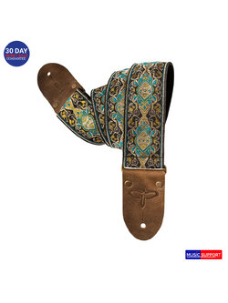 สายสะพายกีตาร์ PRS GUITAR STRAP 2 RETRO DLX JACQ-TEAL