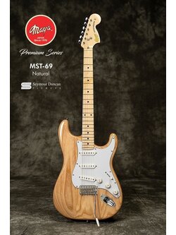 Maya MST-69 กีต้าร์ไฟฟ้า ทรง Start สี Natural