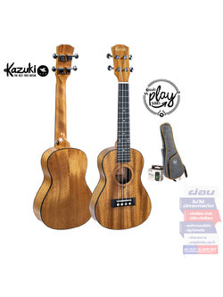 อูคูเลเล่ Kazuki Play Series ไซด์ Concert 24 นิ้ว ฟรี! เครื่องตั้งสาย และ กระเป๋า