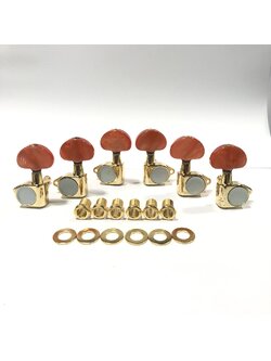 ลูกบิดกีตาร์โปร่ง รุ่น M-235G-P09 3+3