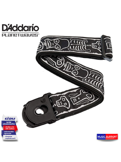 สายสะพายกีต้าร์ Planet Waves (Skull N Bones)