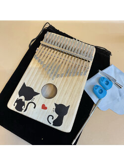 Kalimba คาลิมบา ไม่มีไฟฟ้า ฟรี กระเป๋า+อุปกรณ์