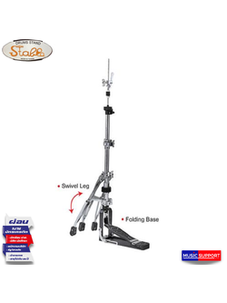 ขาไฮแฮท STABLE ขาตั้งไฮแฮท 3 ขา ปรับซ้าย-ขวา/ความแข็งสปริงได้ รุ่น HH-904