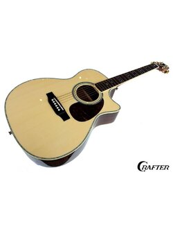 กีต้าร์โปร่งไฟฟ้า Crafter tc-035/n /dx bag