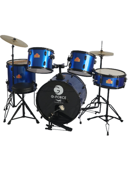 G-Force กลองชุด ขอบดำ PC-2B น้ำเงิน P5 (12,13) GGF-3PC2B(BL)