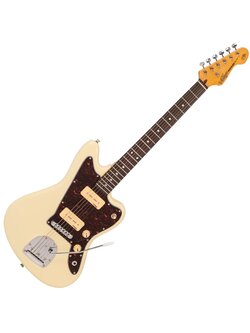 VINTAGE V65 REISSUED HARD TAIL ELECTRIC GUITAR ~ BLONDE