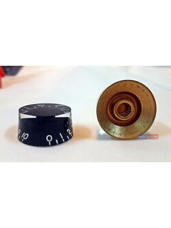 ปุ่มวอลลุ่มกีต้าร์แบบใส DPK-700 คละสี/ดำ/ทอง