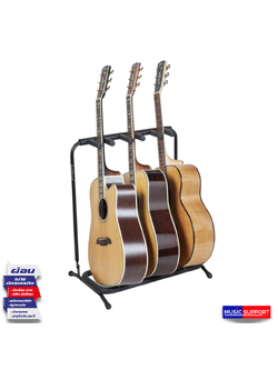 ROCKSTAND / MULTIPLE GUITAR RACK STAND - FOR 3 ACOUSTIC GUITARS