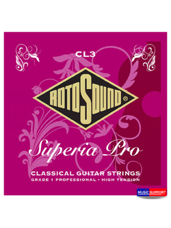 สายกีตาร์คลาสสิค Rotosound CL3 Superia Pro High Tension Classical Guitar Strings