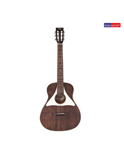 กีต้าร์โปร่ง Vintage 'Gemini™' Baritone Electro-Acoustic Guitar Paul Brett Signature VGE800N