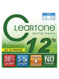 สายกีตาร์Cleartone AC# 12-53 80/20Bronze