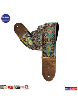 PRS GUITAR STRAP 2'' RETRO DLX JACQ-TEAL #07253