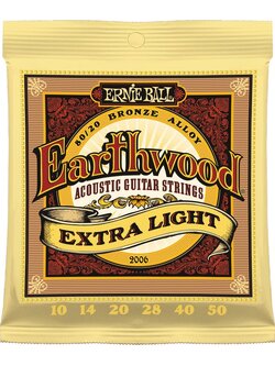 สายกีตาร์โปร่ง ERNIE BALL EARTHWOOD 10-50 EXTRA LIGHT 2006