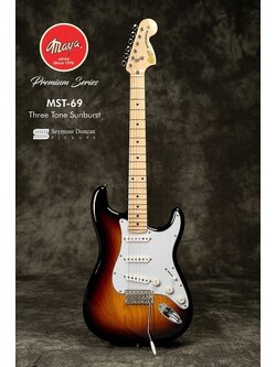 Maya MST-69 กีต้าร์ไฟฟ้า ทรง Start สี Sunburst